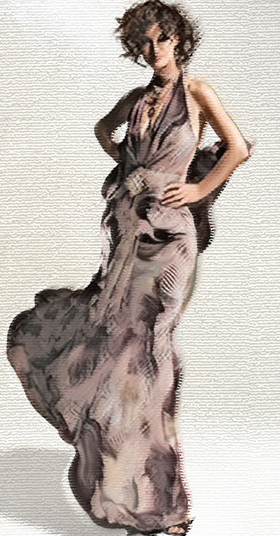 fashion model - pastels variant