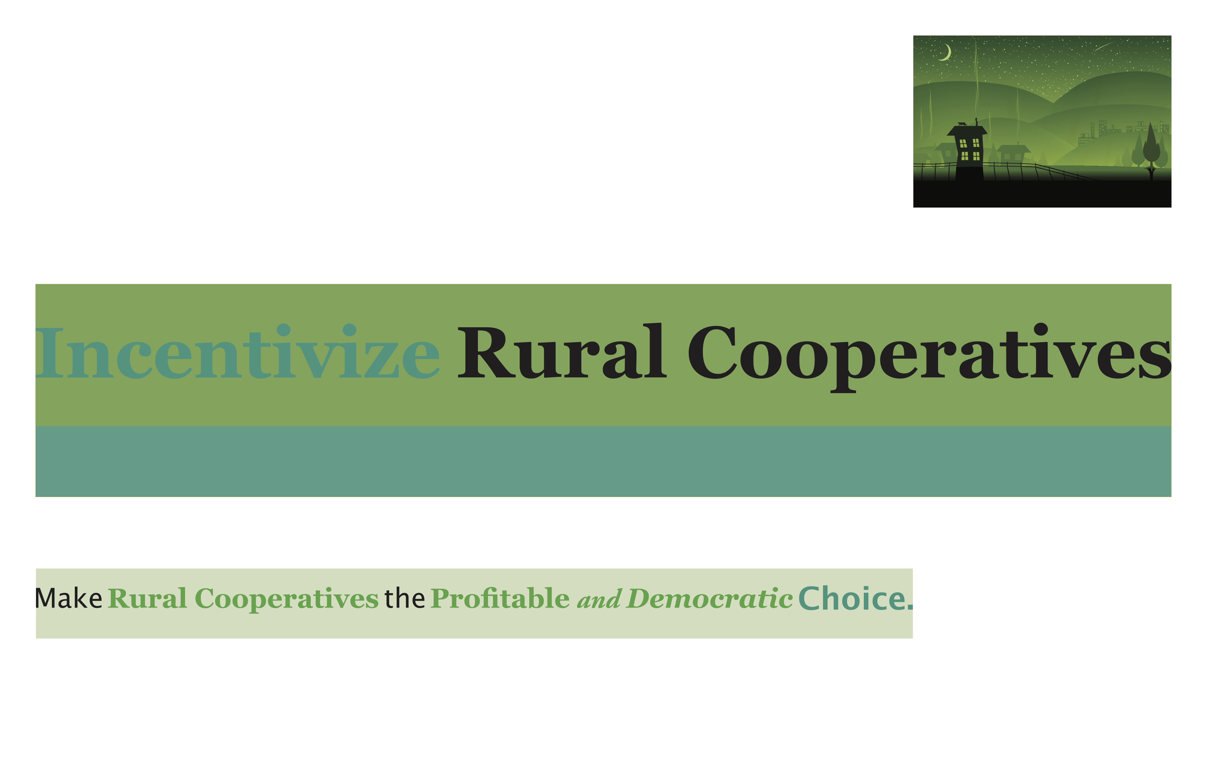 incentivize rural cooperatives