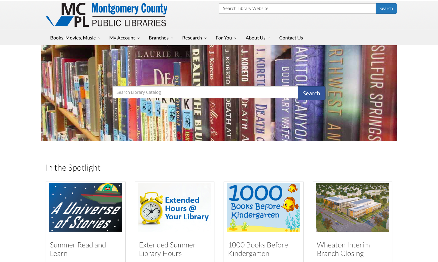 montgomery county public libraries - home