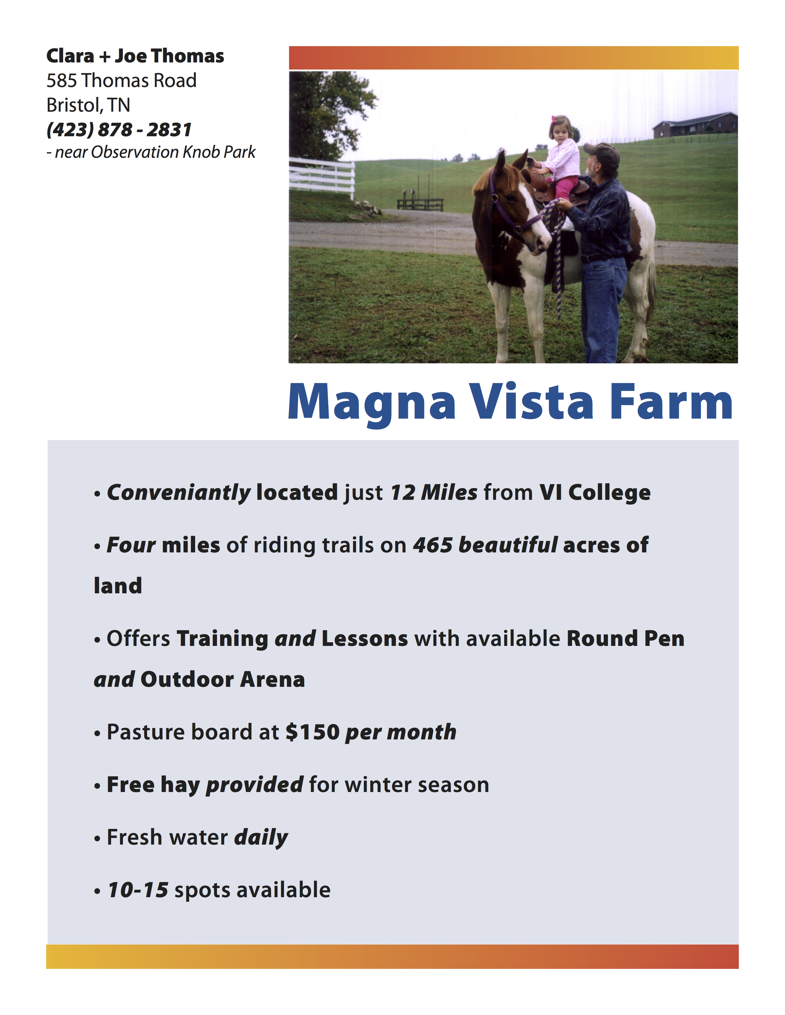 magna vista farm flyer