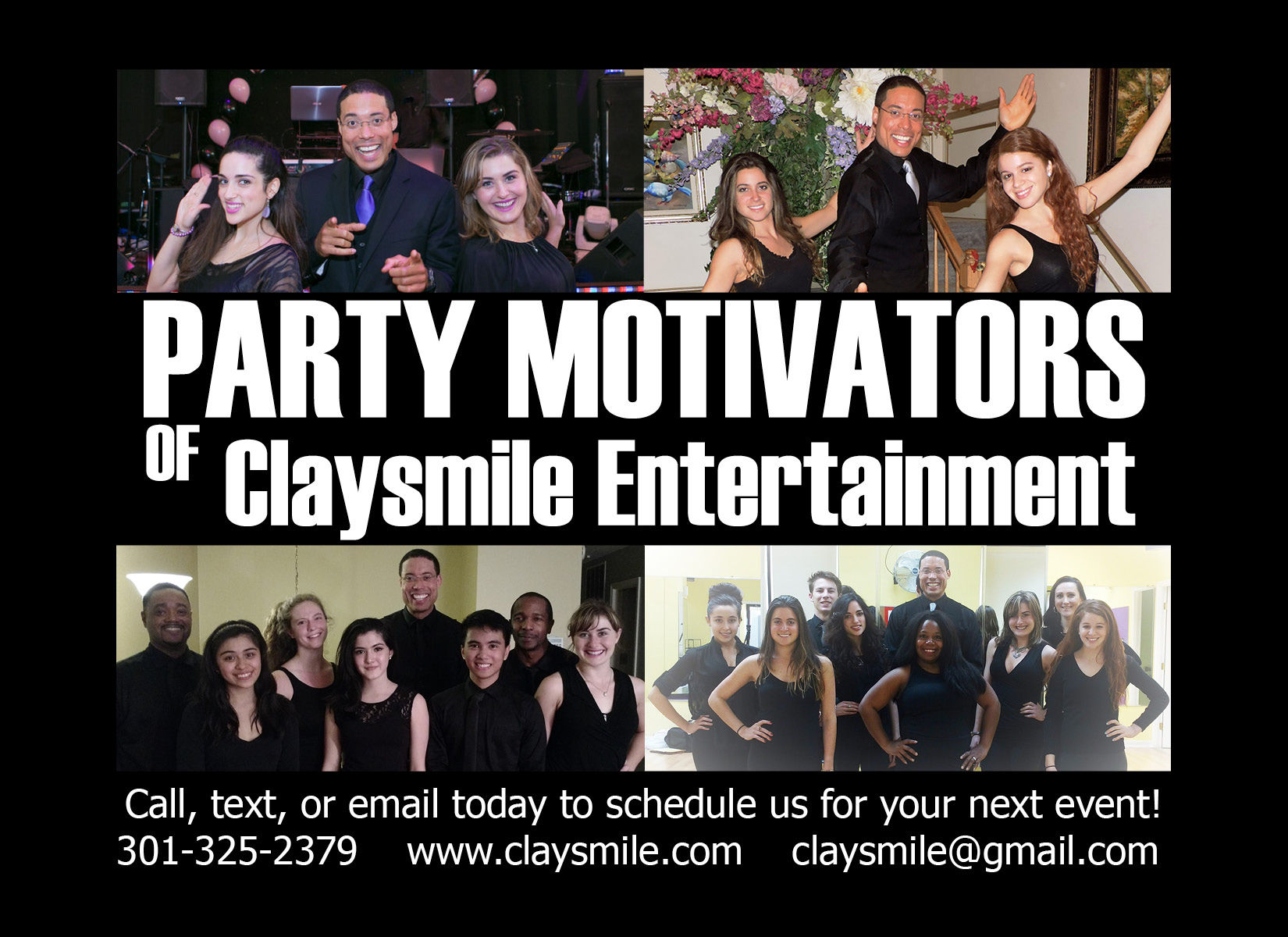 party motivators of claysmile - thank you card - full