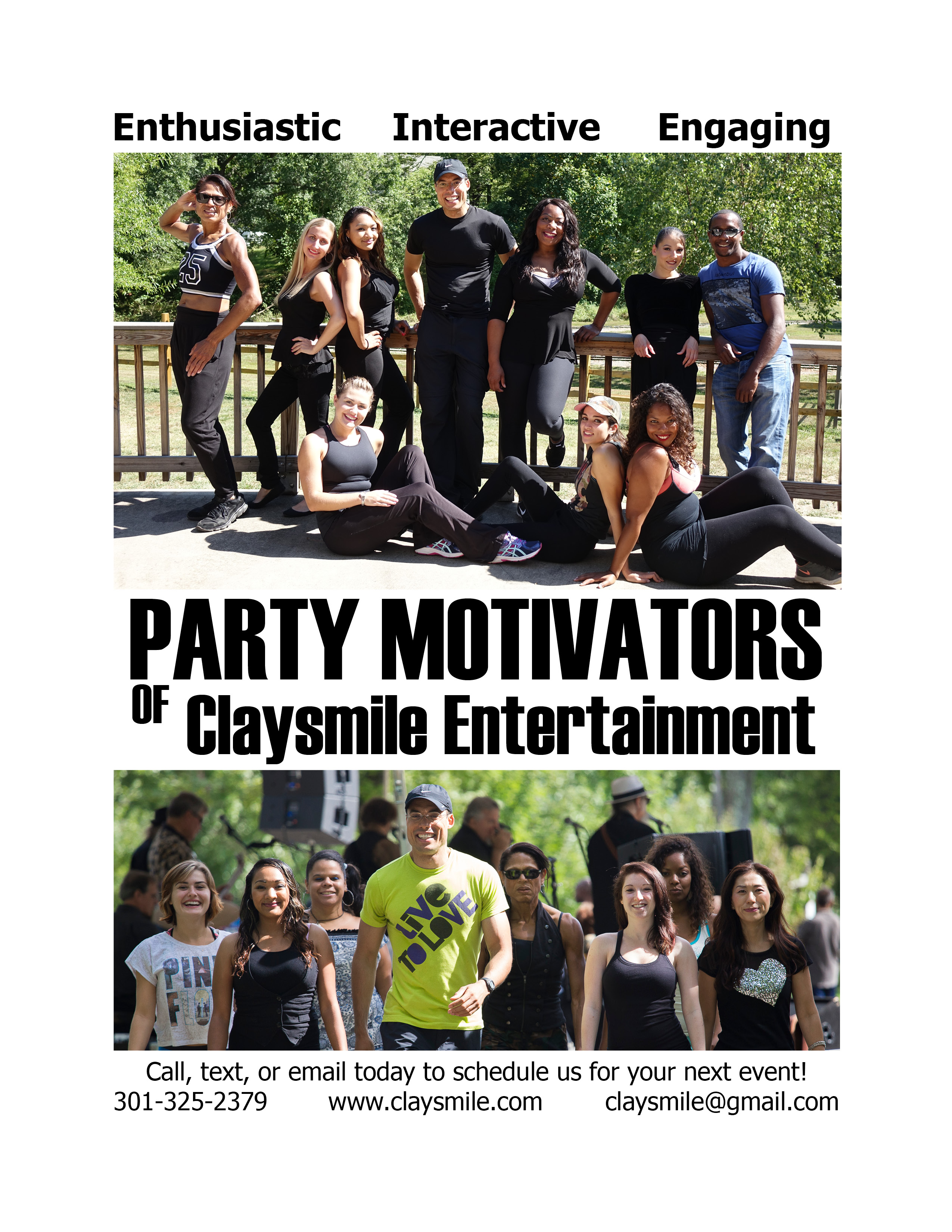 party motivators of claysmile - brochure - page 1